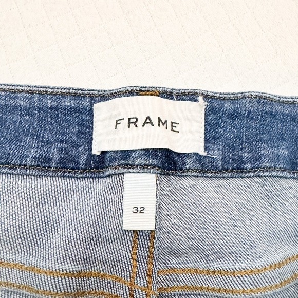 Frame Le Mini Bootcut Jeans Blendon Form Fitting Denim Size 32 - Picture 6 of 7